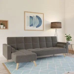 Le Quai des Affaires Asgard Canapé d’angle – Gris