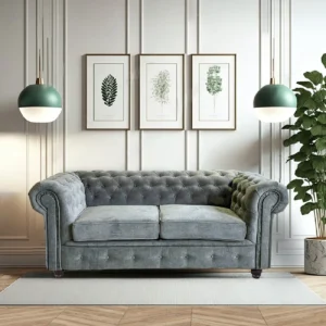 LE QUAI DES AFFAIRES Chesterfield 2 places – Gris