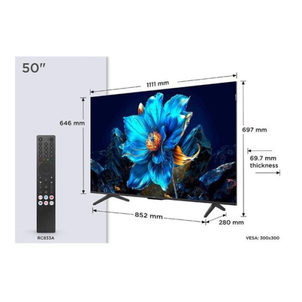 TCL 50Qled780K – TV 50″ Qled Googletv