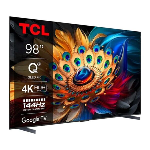 TCL 98c69b – TV 98″ 4K UHD Qled 144Hz Googletv