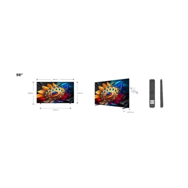 TCL 98c69b – TV 98″ 4K UHD Qled 144Hz Googletv