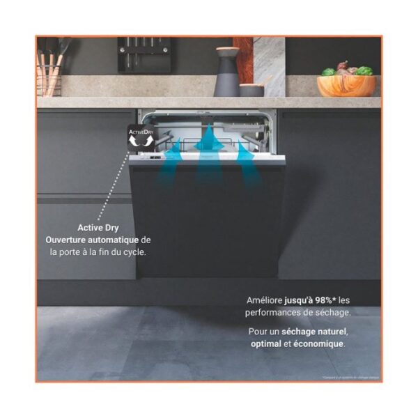 mmmm Lave-vaisselle tout intégrable 14 couverts hotpoint ha3ib14bn7a0s b 41db