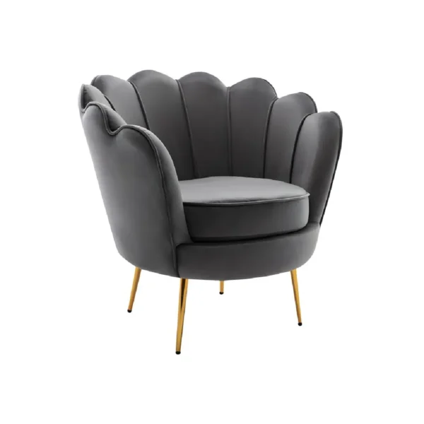 nn Pascal Morabito Canapé DANDELION – Velours anthracite