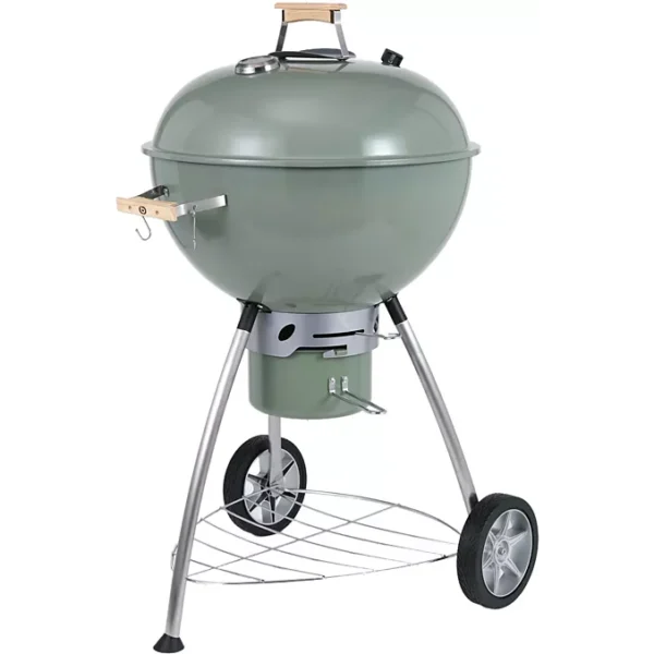 Barbecue charbon ESSENTIELB EBCK1 vert sur pieds 55 cm