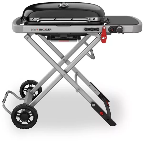 Barbecue gaz WEBER Traveler Black sur chariot, 63.5x34.3 cmcm
