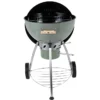 Barbecue charbon ESSENTIELB EBCK1 vert sur pieds 55 cm