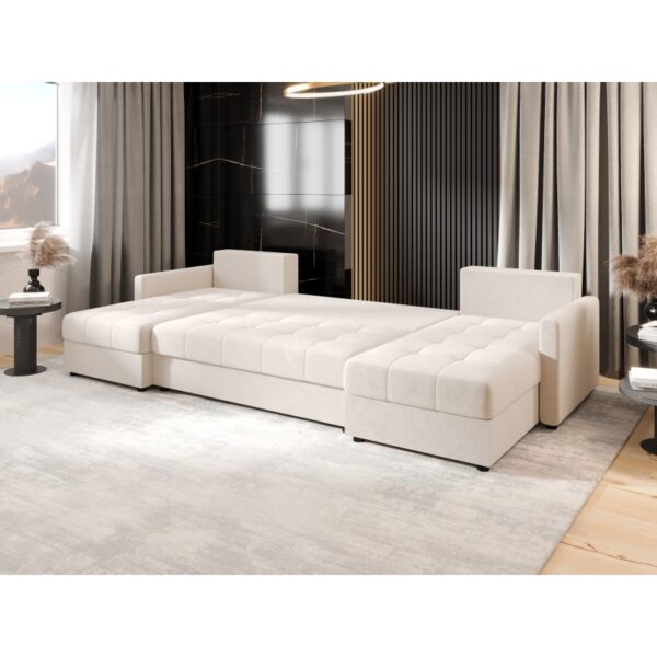 Canapé d'angle panoramique convertible MOSIA