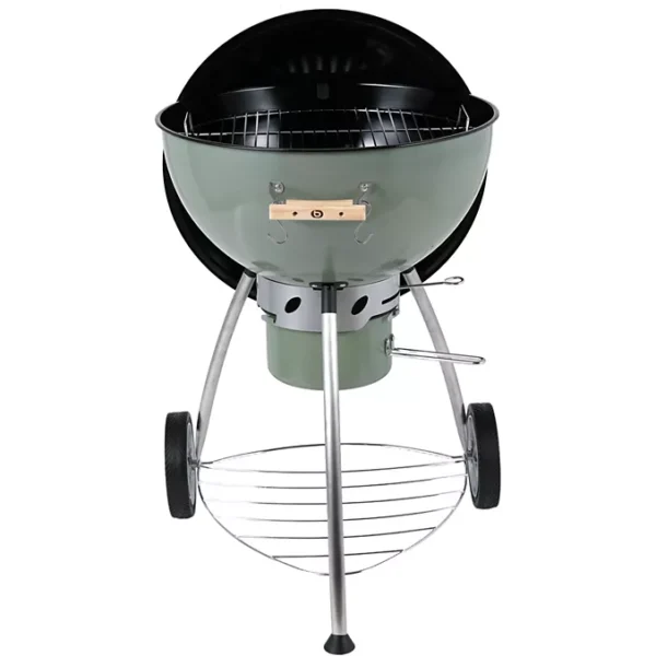 Barbecue charbon ESSENTIELB EBCK1 vert sur pieds 55 cm