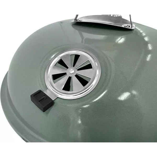 Barbecue charbon ESSENTIELB EBCK1 vert sur pieds 55 cm