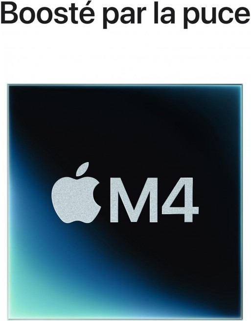 Mac Mini M4 16 Go RAM 512 Go SSD CPU 10 coeurs GPU 10 cœurs