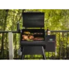 Barbecue pellet TRAEGER Pro 575 noir sur chariot, grille haute 56x18 cm, grille basse 56x48 cm