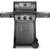 C Barbecue gaz NAPOLEON Freestyle F365PGT-FR gris noir 3 brûleurs sur chariot, 51x45 cm