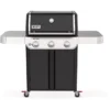 C Barbecue gaz WEBER Genesis E-315 noir inox 3 brûleurs sur chariot, 68x48 cm