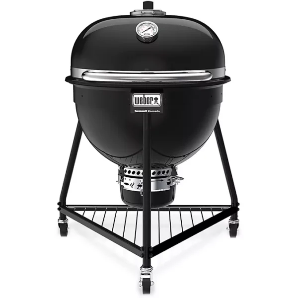 Kamado WEBER Summit E6 black sur pieds 61 cm