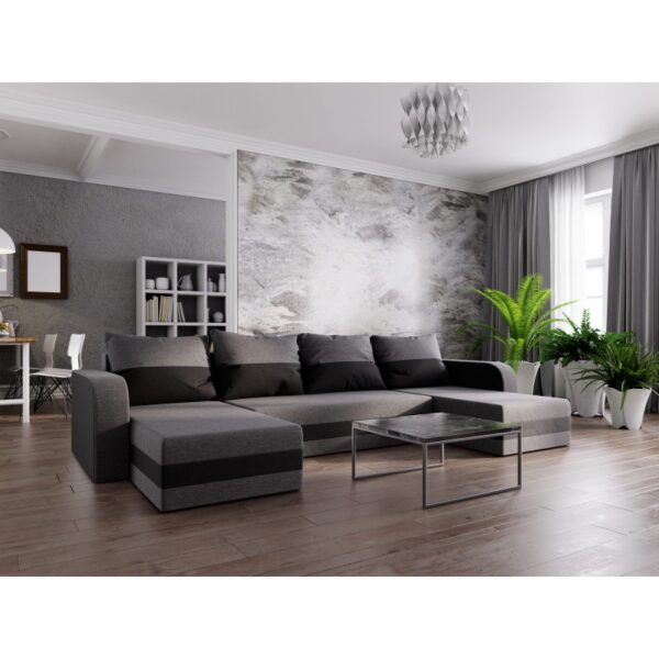 D Canapé d'angle panoramique convertible NOLATIO U