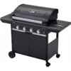 Barbecue gaz CAMPINGAZ SELECT 4 EXS noir 4 brûleurs sur chariot 70x40 cm