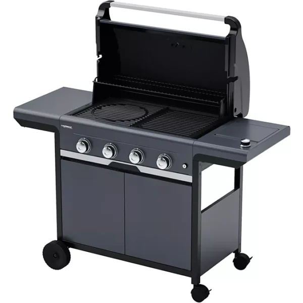 Barbecue gaz CAMPINGAZ SELECT 4 EXS noir 4 brûleurs sur chariot 70x40 cm