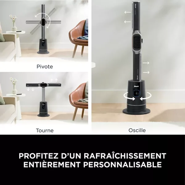 EEE Ventilateur-chauffage SHARK TurboBlade Cool&Heat TH200EU