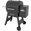 Barbecue pellet TRAEGER Ironwood 650 noir sur chariot, grille haute 56x26.5 cm, grille basse 56x48 cm