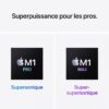 MacBook Pro 14'' M1 Pro 16 Go RAM 1 To SSD Puce M1 Pro CPU 10 cœurs GPU 16 cœurs Gris Sidéral Premium