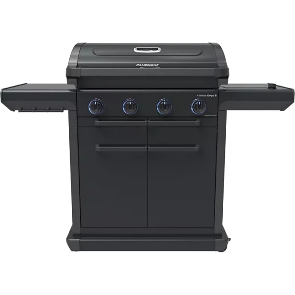 G Barbecue gaz CAMPINGAZ Onyx 4S noir 4 brûleurs sur chariot, 72x46 cm