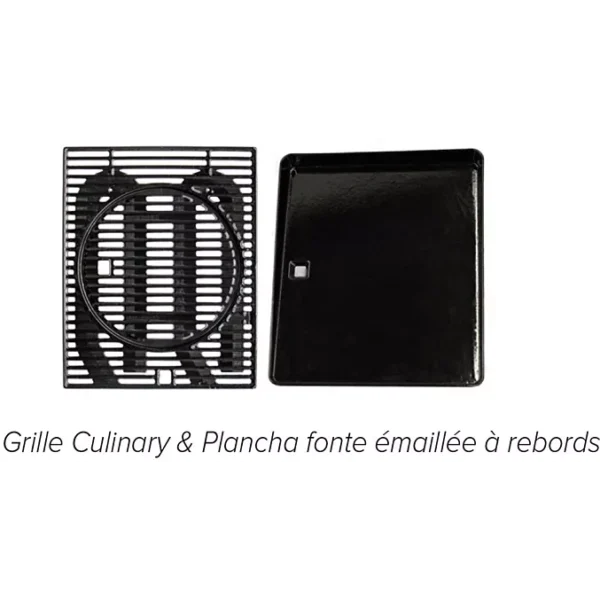 GGG Barbecue gaz CAMPINGAZ Onyx 4S noir 4 brûleurs sur chariot, 72x46 cm