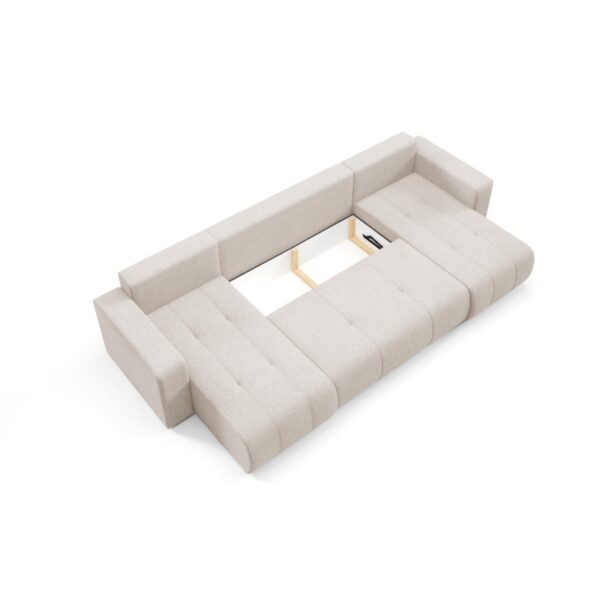 GGG Canapé d'angle panoramique LIDIA en tissu