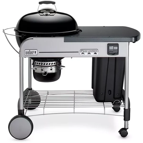 H Barbecue charbon WEBER Performer premium GBS Black sur chariot 57 cm