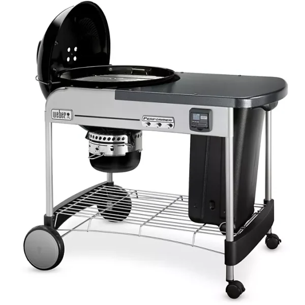 HH Barbecue charbon WEBER Performer premium GBS Black sur chariot 57 cm