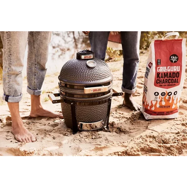Kamado GRILL GURU GGO223 Original Compact Basic gris à poser 33 cm