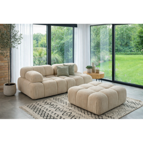 Canapé modulable SOLIA - pouf en option