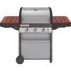 Barbecue gaz CAMPINGAZ 3 SERIES CLASSIC WLX inox 3 brûleurs sur chariot, 61x45 cm