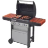Barbecue gaz CAMPINGAZ 3 SERIES CLASSIC WLX inox 3 brûleurs sur chariot, 61x45 cm