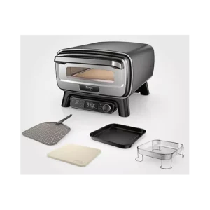 Four à pizza électrique NINJA MO201EU inox noir pizza 30 cm, fonction air fryer, thermostat digital 4,7/5 (15)