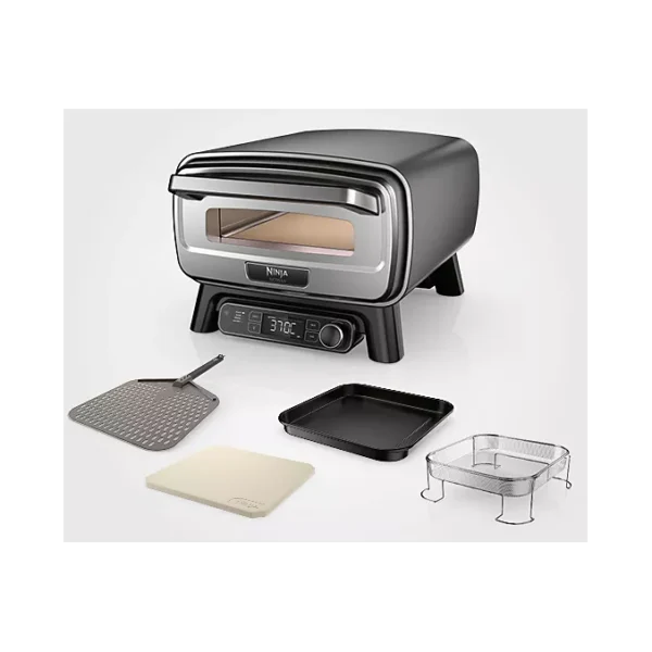 Four à pizza électrique NINJA MO201EU inox noir pizza 30 cm, fonction air fryer, thermostat digital 4,7/5 (15)