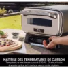 Four à pizza électrique NINJA MO201EU inox noir pizza 30 cm, fonction air fryer, thermostat digital 4,7/5 (15)