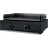 S Plancha électrique FORGE ADOUR Modern E 60 A N noir 2 brûleurs à poser 65.5x39.5 cm