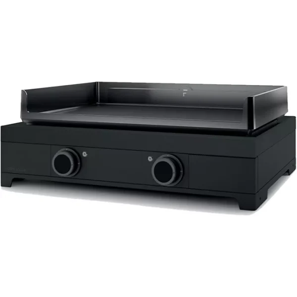 S Plancha électrique FORGE ADOUR Modern E 60 A N noir 2 brûleurs à poser 65.5x39.5 cm