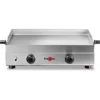 U Plancha gaz KRAMPOUZ SAVEUR inox 2 brûleurs à poser, 64x34 cm