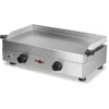 UU Plancha gaz KRAMPOUZ SAVEUR inox 2 brûleurs à poser, 64x34 cm