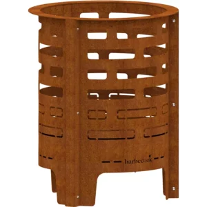 Brasero BARBECOOK Jules avec cendrier en acier corten BC-W