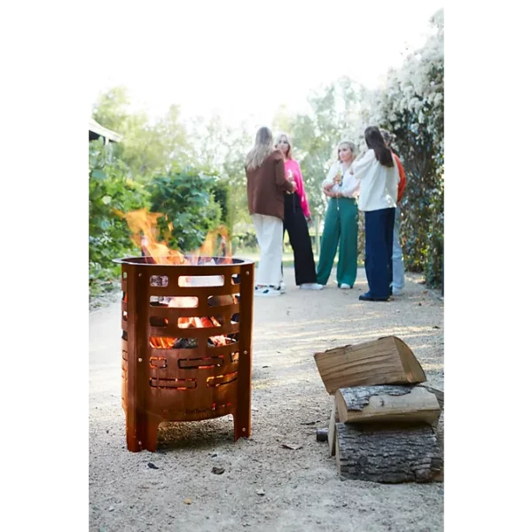 Brasero BARBECOOK Jules avec cendrier en acier corten BC-W