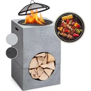 Brasero BLUMFELDT Monolith - Gris foncé