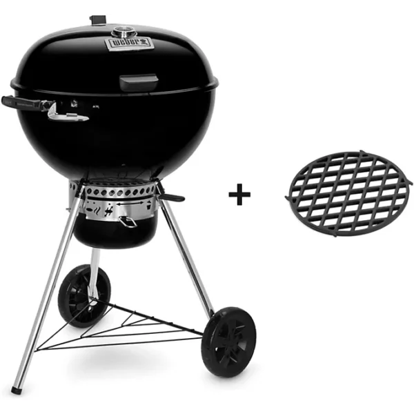Z Barbecue charbon WEBER master-touch GBS premium E-5775 black sur pied 57 cm