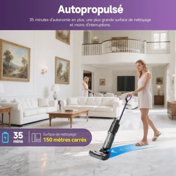 Aspirateur Laveur Sans Fil-Redkey W15