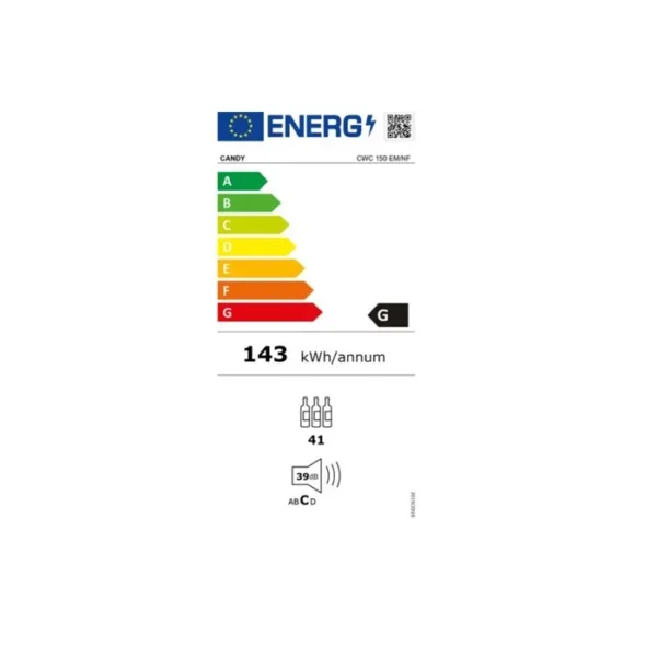Candy Cave à vin de service 41 bouteilles - CWC150EM/NF