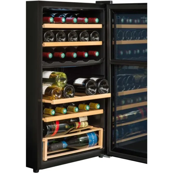 Cave à vin de service - LA SOMMELIERE - SLS33DZ - 33 bouteilles - Classe G - 49,5 x 43 x 84,8 cm - Noir