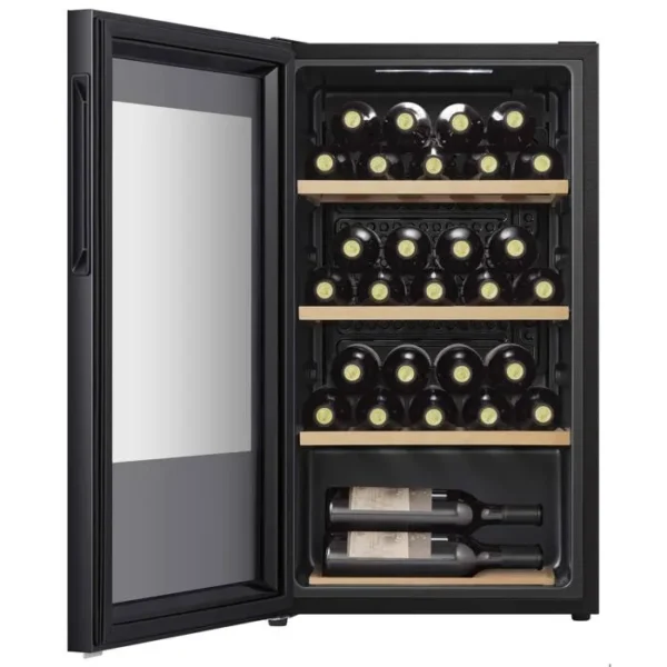 Cave à vin - Hisense - RW12D4NWG0 - 30 bouteilles - Noir - Classe G