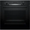 Four ecoclean - BOSCH SER4 - HQA534BB3F - Noir - 8 modes de cuisson - 59,5 x 59,4 x 54,8 cm