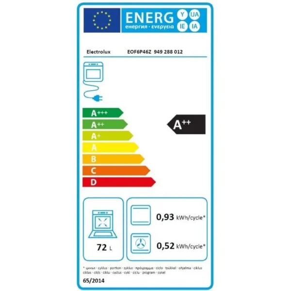 four-encastrable-pyrolyse-chaleur-tournante-pu (3) Four encastrable - Pyrolyse - Chaleur tournante pulsée - ELECTROLUX EOF6P46Z - Porte froide